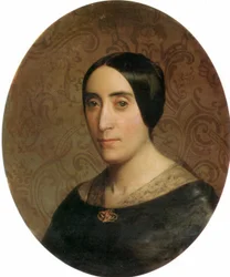 Retrato de Amelina Dufaud Bouguereau
